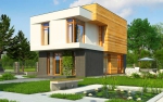 Проект дома в стиле «Кубизм» общей площадью 103,5 кв.м (007)