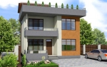 Проект двухэтажного дома с террасой общей площадью - 245 кв. м (003)